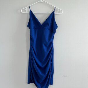 Windsor Mini Dress in Royal Blue